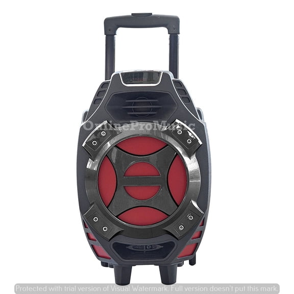 8" Portable Bluetooth DJ Speaker