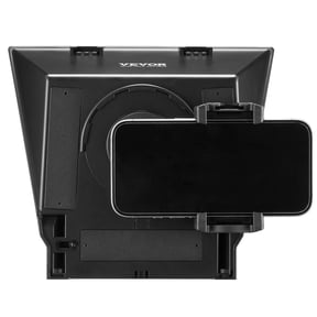 8'' Portable Teleprompter with Remote for iPhone Android, Webcam & Live Streaming - Foldable, Adjustable
