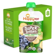 Happy Tot, Stage 4 Organic Baby Food, Bananas, Spinach & Blueberries, 4 oz. 8 pack