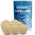 thumbnail image 1 of 8-Pack Rodent Repellent Balls Outdoor, Squirrel Repellent Garden, Outdoor Chipmunk Repellent, Peppermint Rodent Deterrent Indoor, Garden Squirrel Repellant, Squirrel Stopper for Pumpkins, 1 of 6