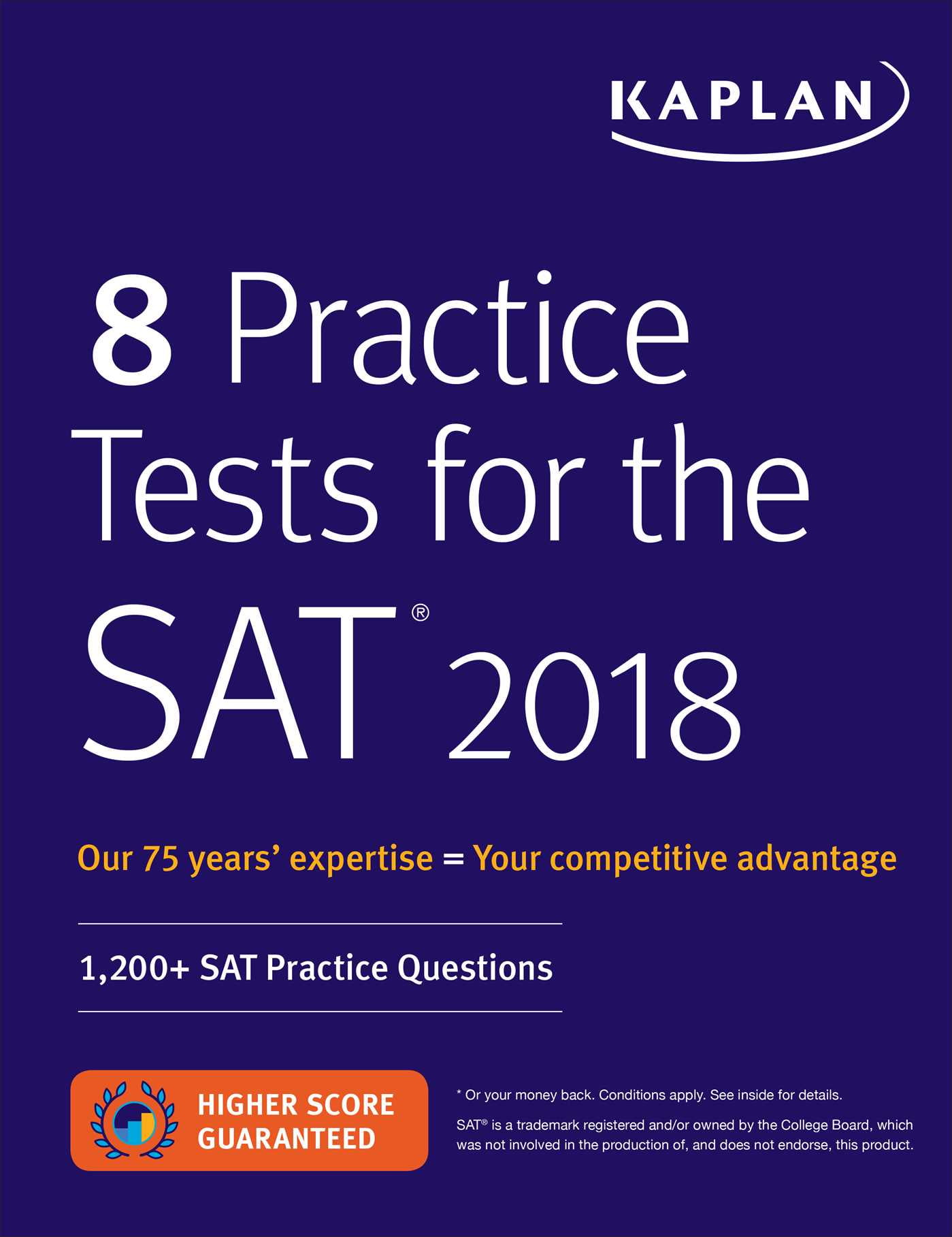 8 Practice Tests For The SAT 2018 : 1,200+ SAT Practice Questions ...