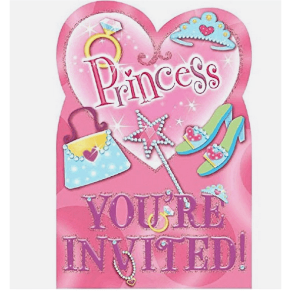 8 Princess Invitations