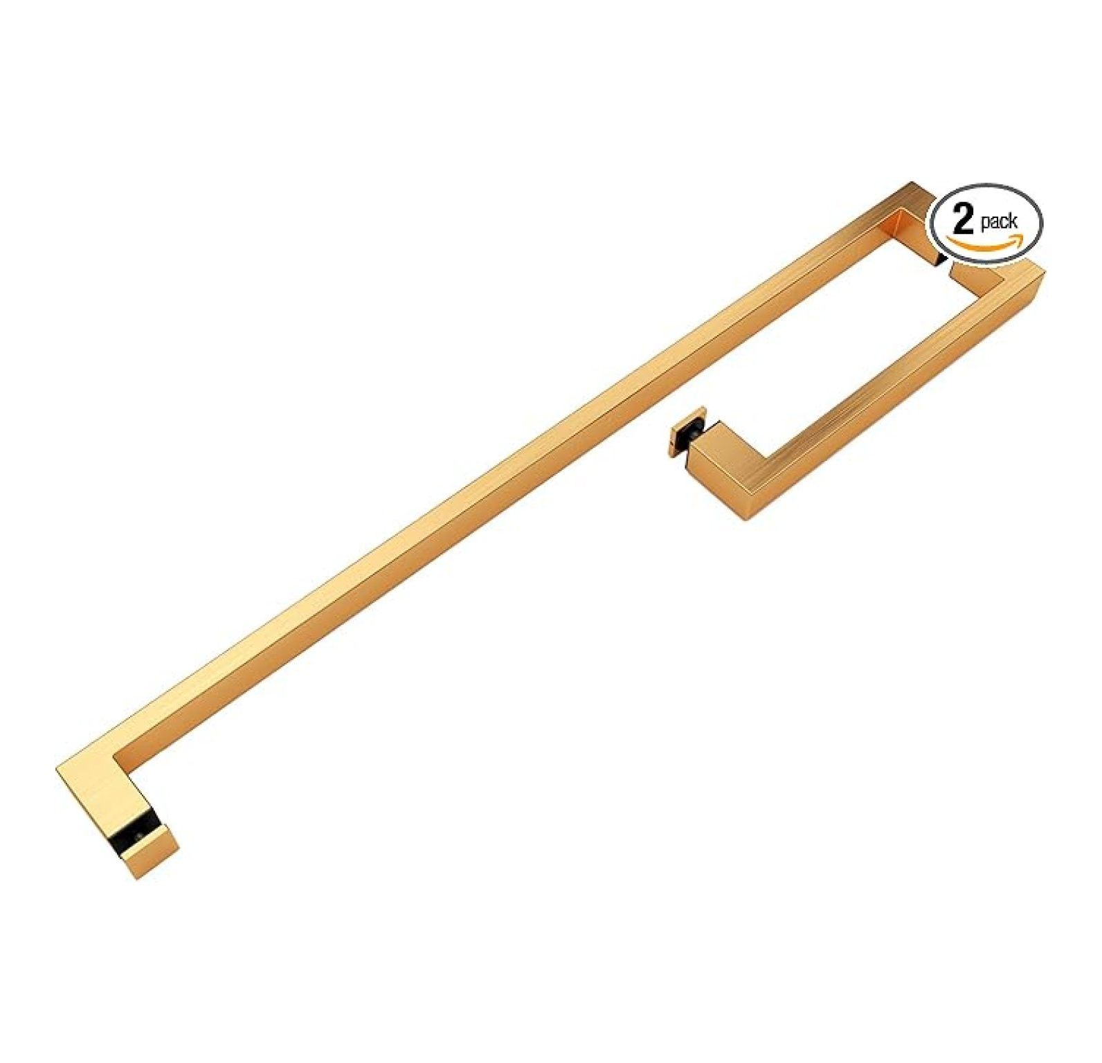 8" Pull Handle and 20" Towel Bar Set, Glass Shower Door Towel Bar ...