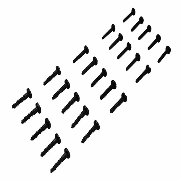 8 Pyramid Wood Screws 3/4" H 25 Black Steel Screws Renovators Supply