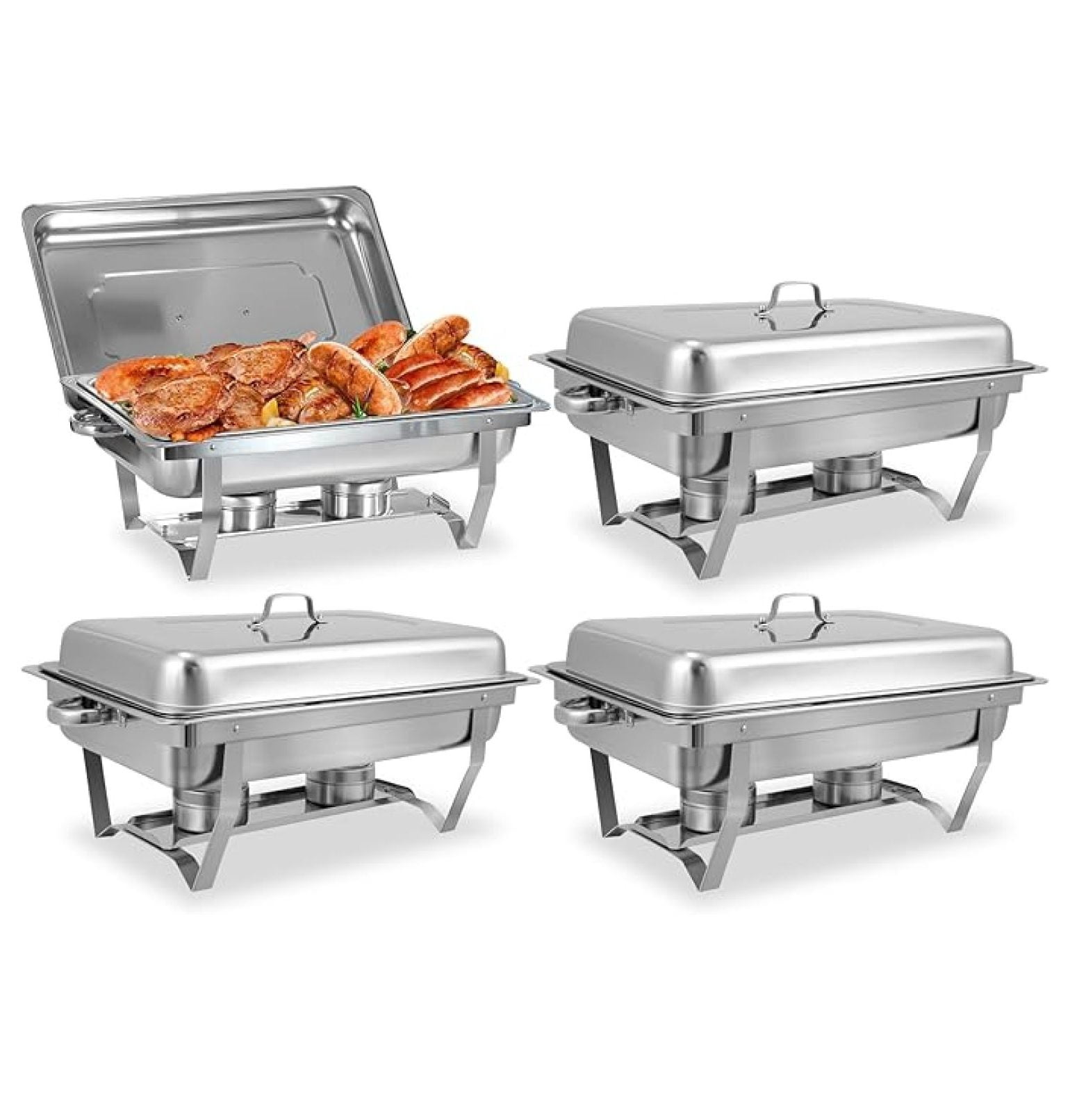 8 QT Chafing Dish High Grade Stainless Steel Chafer Complete Set ...