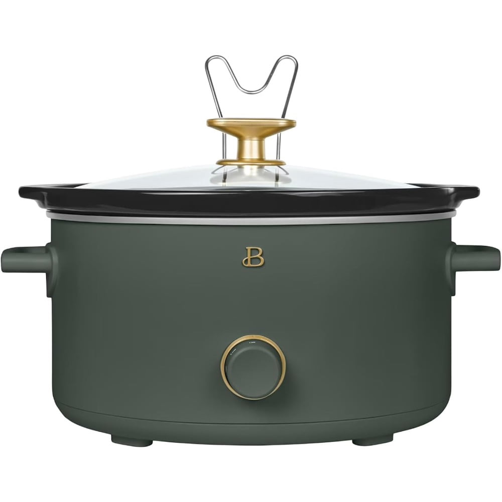 8 Qt Manual Slow Cooker for home cooking, ceramic stoneware, thyme ...