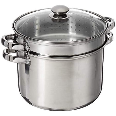 8 Quart 18/10 Stainless Steel 4 Piece Multi-Cookware Set With Encapsulated Base