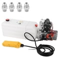 thumbnail image 1 of 8 Quart Hydraulic Pump 12V DC, Double Acting Power Unit for Dump Trailers & Lift Platforms, 1 of 5