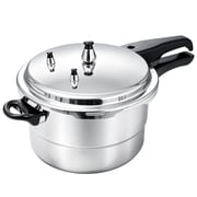 8-Quart Pressure Cooker with Steaming Rack,Aluminum Canning Pot,Stovetop Quick-Pressure Cooking,and Locking System for Canning and Stewing