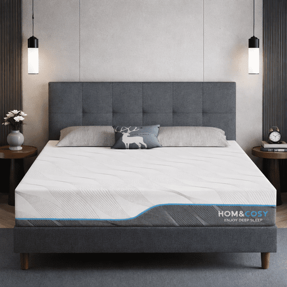 8" Queen Extra Firm Memory Foam Mattress, Extra Firm Dual Sides Flippable High Density Mattress for Back Pain Relief, CertiPUR-US