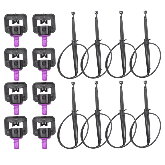 8 Rain Bird 17-25ft Butterfly #45-B Bowsmith Microsprinkler Micro Spray Fan-Jet