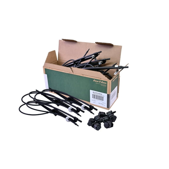 8 Rain Bird Adjustable Watering Drip Irrigation Stake on Riser w Umbrella Bubblers