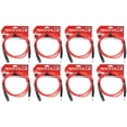 thumbnail image 1 of 8 Rockville RCXFB6R Red 6' Female REAN XLR to 1/4'' TRS Balanced Cables OFC, 1 of 2