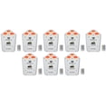 thumbnail image 1 of 8 Rockville RF WEDGE WHITE RGBWA+UV Battery Wireless DMX DJ Up Lights+RF Remotes, 1 of 13