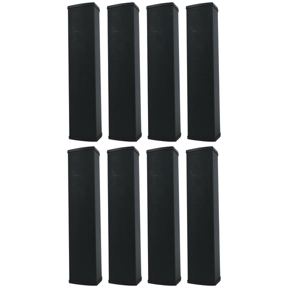 (8) Rockville WET ARRAY 5 BLACK Line Array Speakers For church/School/Auditorium