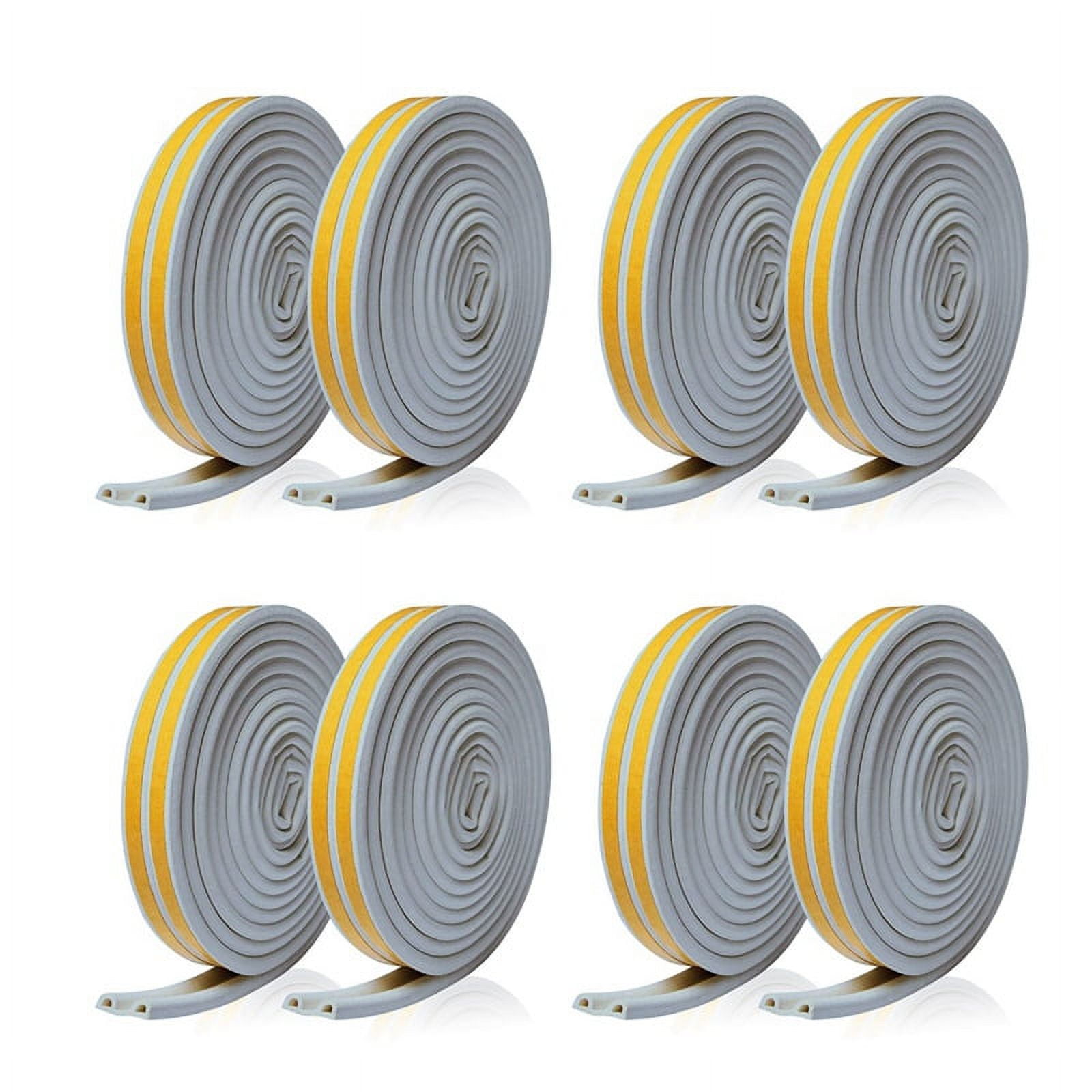 8 Rolls 10 M Draft Excluder for Doors and Windows,Draught Excluder Tape