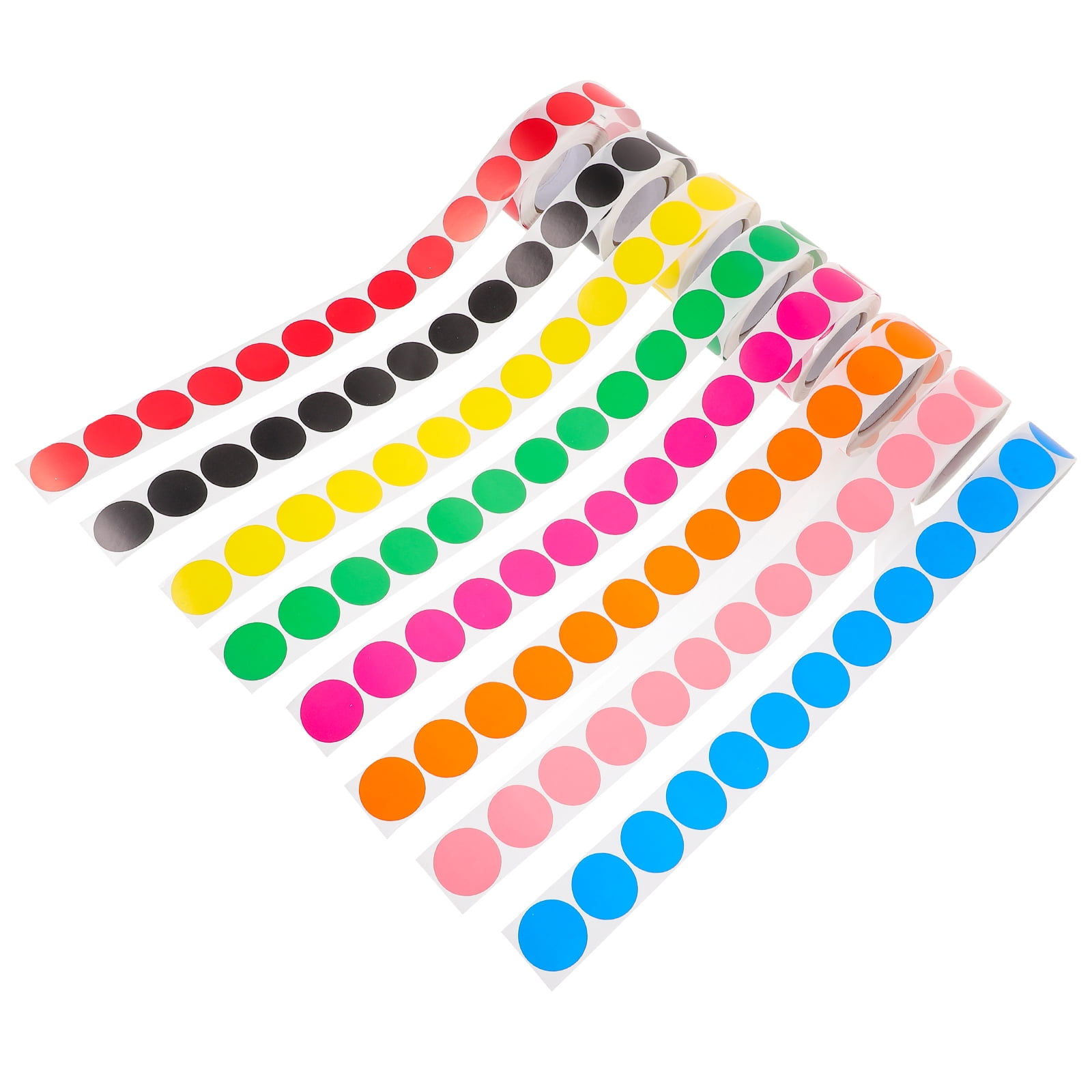 8 Rolls Dot Sealing Sticker Colored Stickers House Decorations for Home