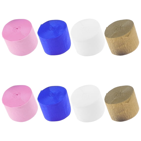 8 Rolls Ribbon Wedding Decorations Party Streamers Party Decorations Party Stuff Party Decor Crepe Paper Streamers