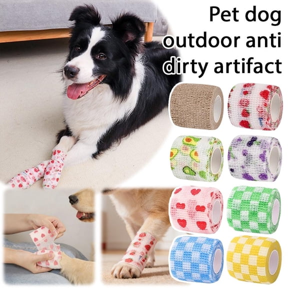 8 Rolls Self Adhesive Bandage Wrap, 2 In x 14.7 Ft Breathable Cohesive Wrap Bandages, Athletic Elastic Self-Adherent Vet Tape for Pets and People, Sports Wrist Skin Ankle(Multi-color)