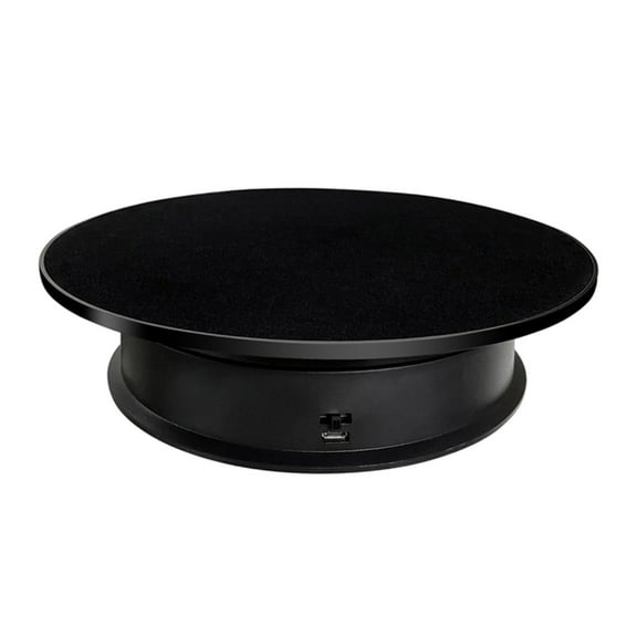 8\" Rotating Display Stand USB Powered Turntable 2 Toy Model Display - Suede