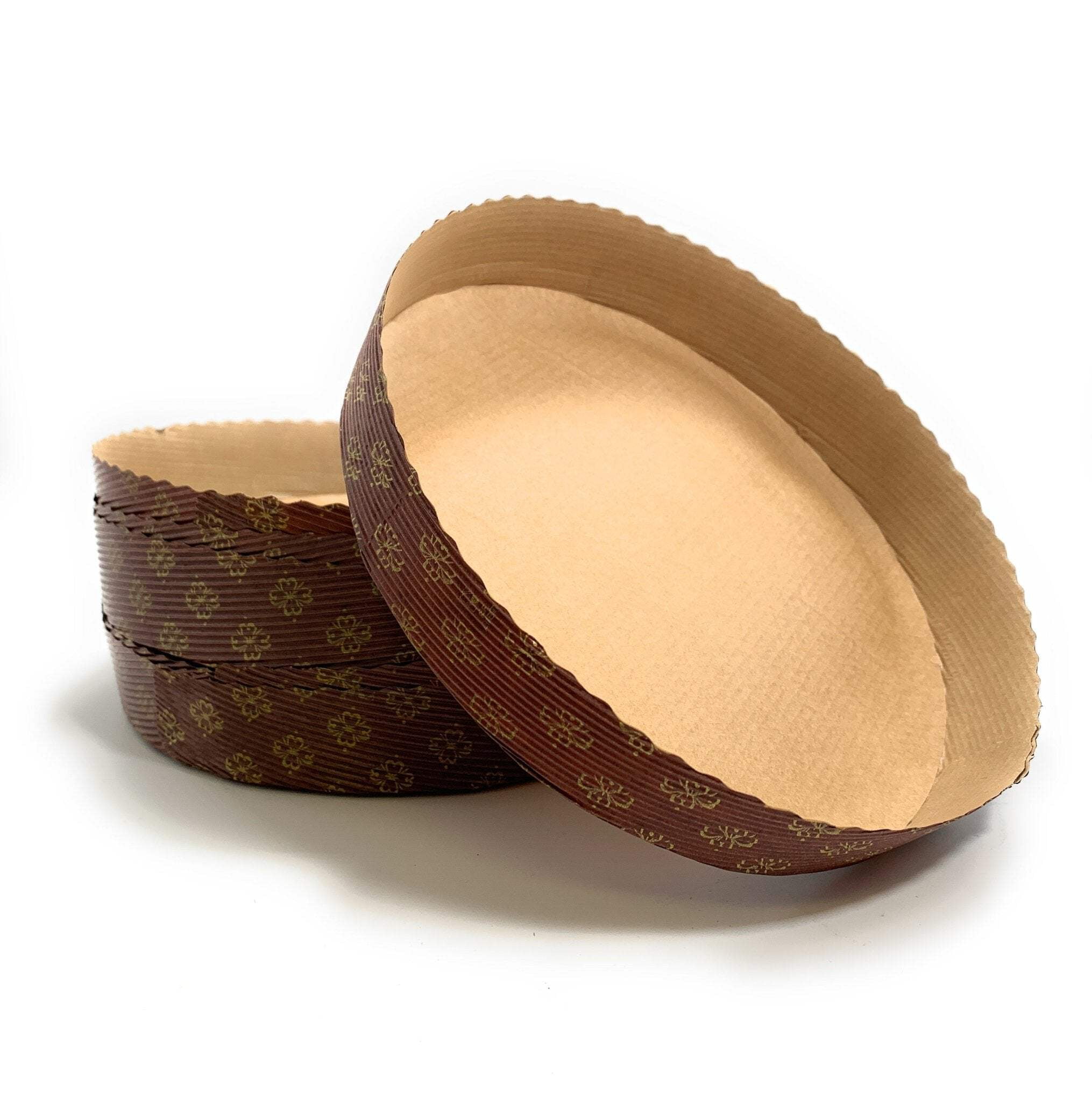 8" Round Paper Cake Pan, 25-pack