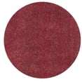 thumbnail image 1 of 8' Round  Polyester Red Heather Area Rug, 1 of 2