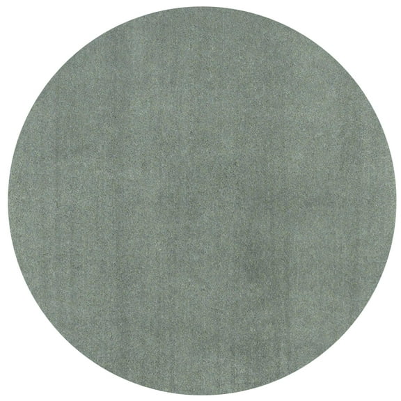 8' Round  Polyester Slate Area Rug