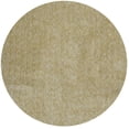 thumbnail image 1 of 8' Round  Polyester Yellow Heather Area Rug, 1 of 2