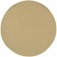 thumbnail image 1 of 8â€™ Round Solid Sand Beige Indoor Outdoor Area Rug, 1 of 4