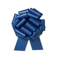 thumbnail image 1 of 8" Royal Blue Large Flora Satin Pull Bow (2 1/2" Wide, 20 Loops) - 3 Bows, 1 of 2
