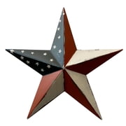 Set 24 Stelle In Metallo Rustico 2,5 Cm - Finitura Anticata Ruggine, Decorazione Country Per Casa, Fai Da Te