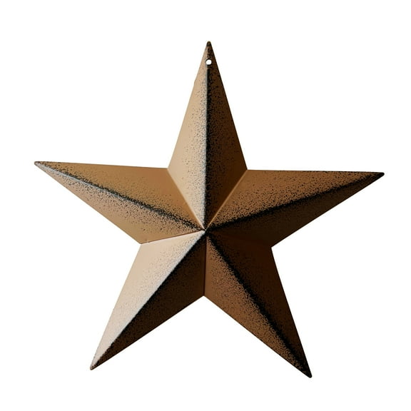 8" Rustic Metal 3D Barn Star Patriotic Wall Decor Vintage Wall Star Country Primitive Home Decor