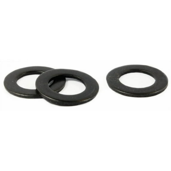 #8 SAE Flat Washers / Steel / Black Oxide - 25 Lb. Carton