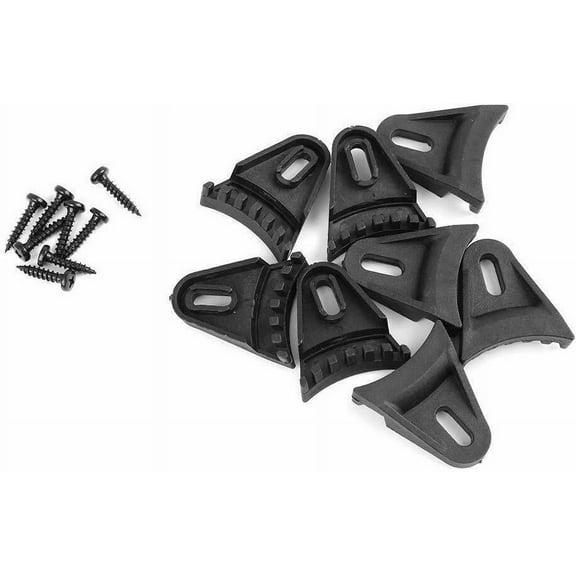 8 SPEAKER GRILL CLIPS SCREW PLASTIC WAFFLE SUBWOOFER FITS 6" 8" 10" 12" 15" 18"