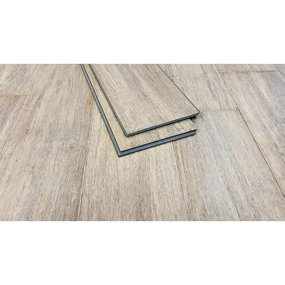 8" Sample Piece - Ambient Oyster Shell Rigid Core Bamboo Flooring