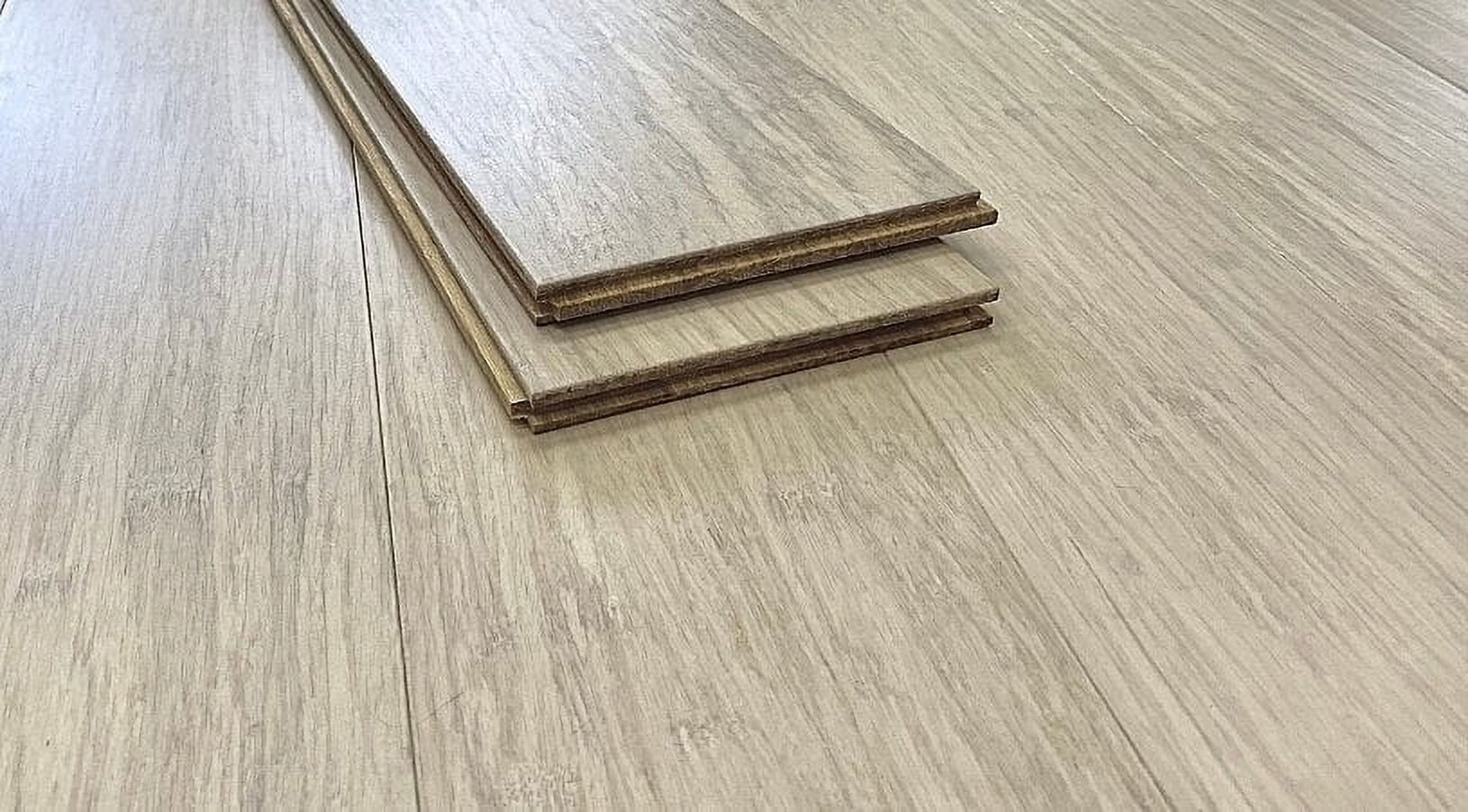 8" Sample Piece - Ambient Studio White Bamboo Flooring
