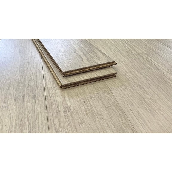 8" Sample Piece - Ambient Studio White Bamboo Flooring