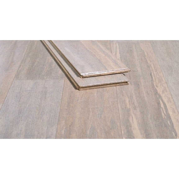 8" Sample Piece - Ambient Tahoe Handscraped Bamboo Flooring Sample