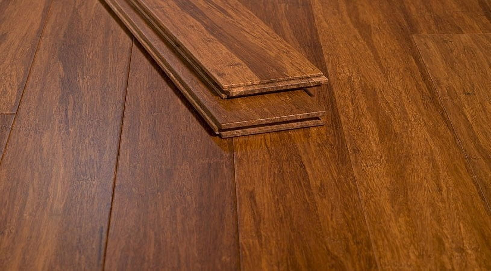 8" Sample Piece - Ambient Walnut Pizzazz Bamboo Flooring