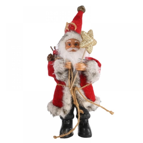 8" Santa Claus Decoration for Christmas Tree, Indoor Outdoor Hanging Ornament Decor Christmas Party Home Door Wall Decoration Toy Gift