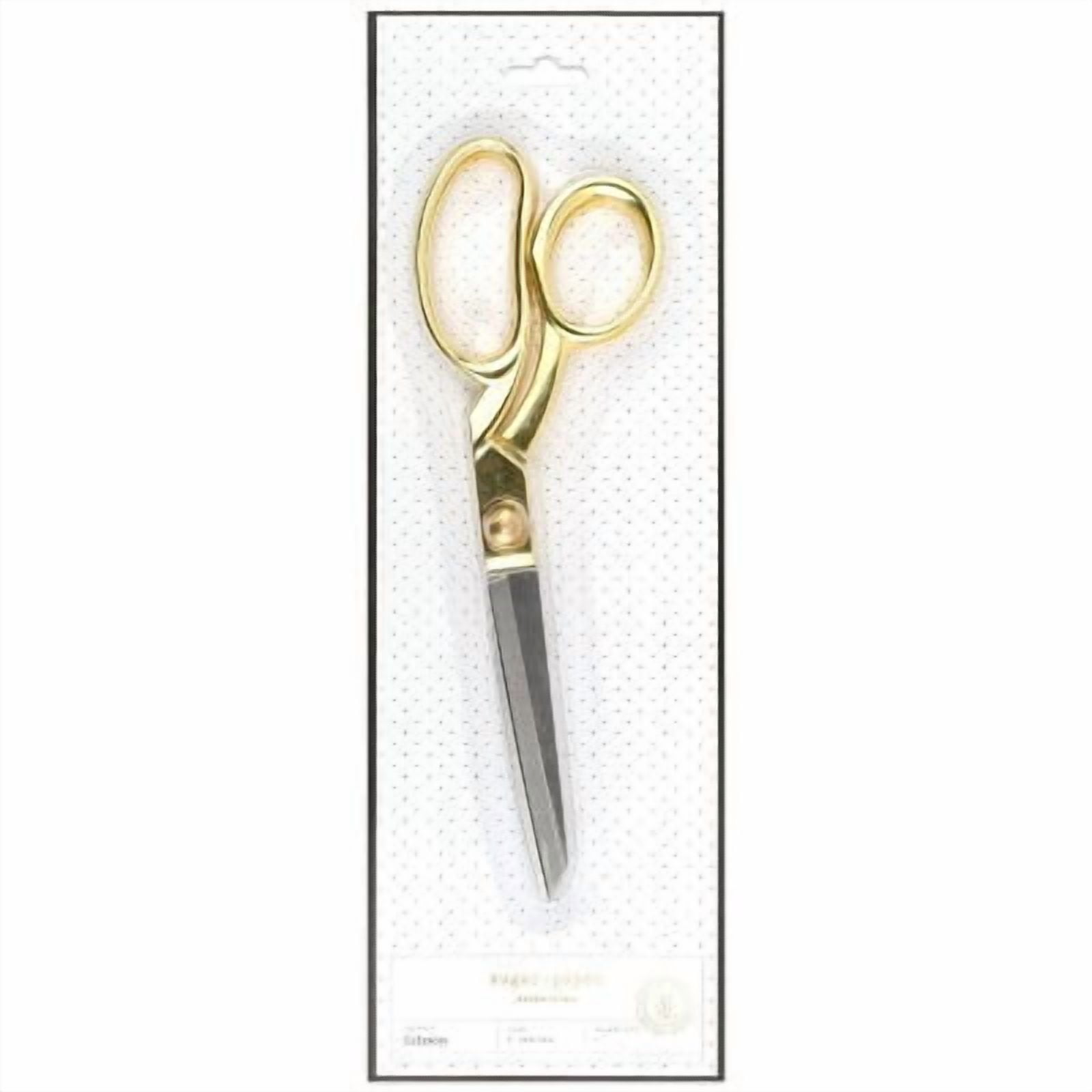 8" Scissors Gold - Metal Office & Desk Supplies, Non-Powered Tools, 0.375 lbs