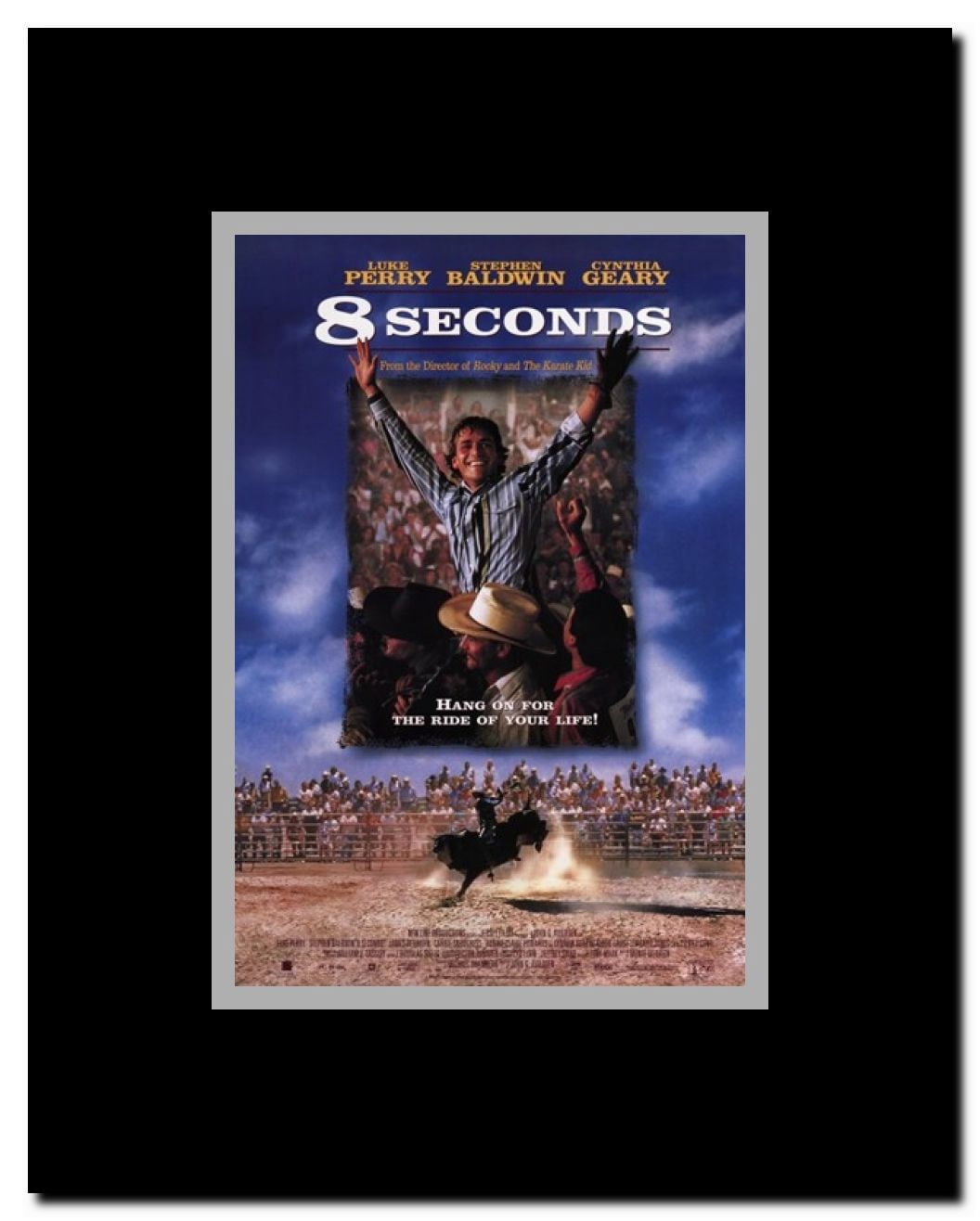 8 Seconds Framed Movie Poster