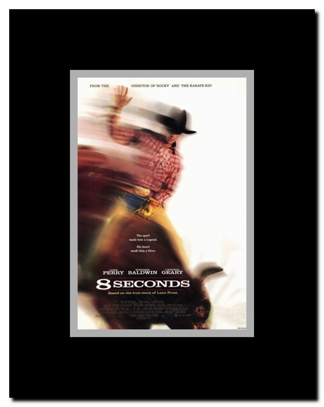 8 Seconds Framed Movie Poster
