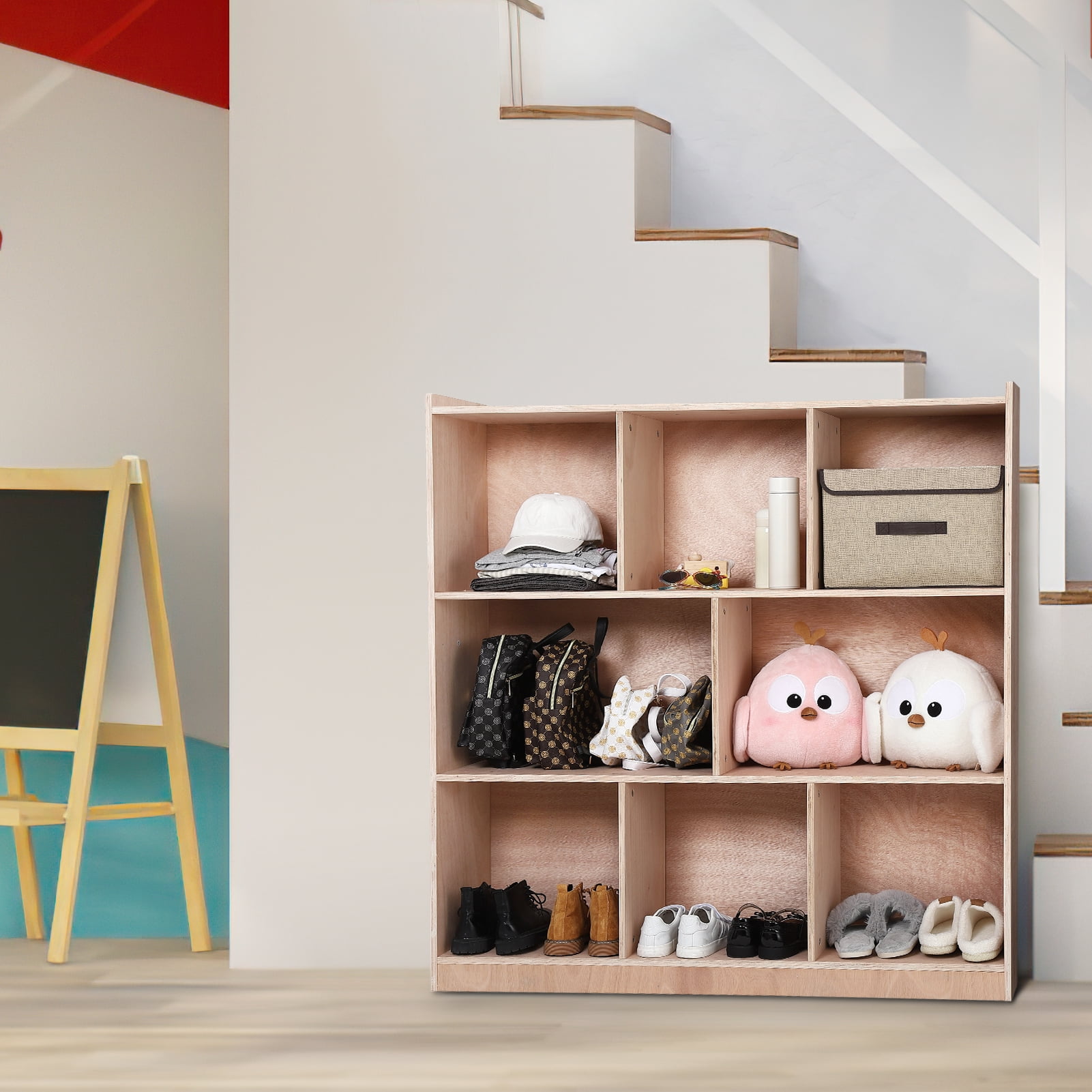 8Section Classroom Storage Locker, 8 Cubbies for Classrooms, Daycare