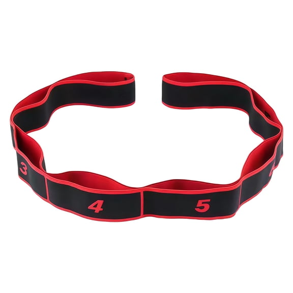8 Section Dance Stretch Strap Elastic Pilates Bands Yoga Stretch Strap Exercise Resistance Band With Number Exercise