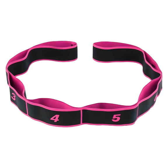 8 Section Dance Stretch Strap Elastic Pilates Bands Yoga Stretch Strap Exercise Resistance Band With Number Exercise