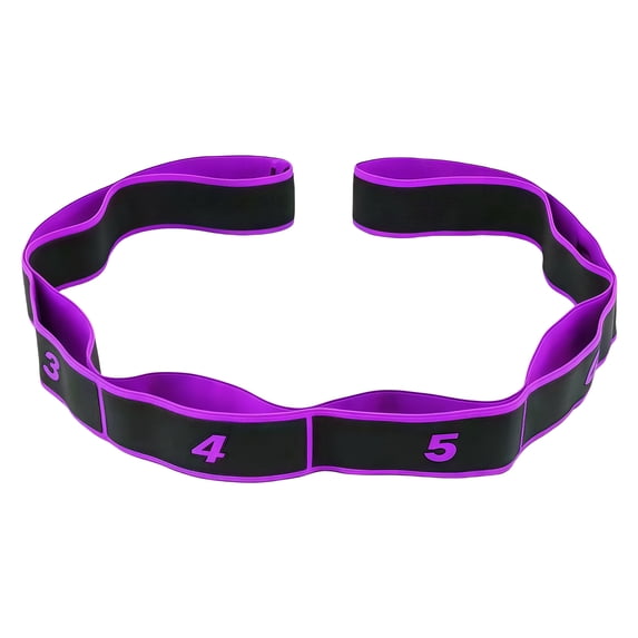 8 Section Dance Stretching Belt Webbing Dance Tension Fitness Exercise Resistance Pilates Pull Strap Belt