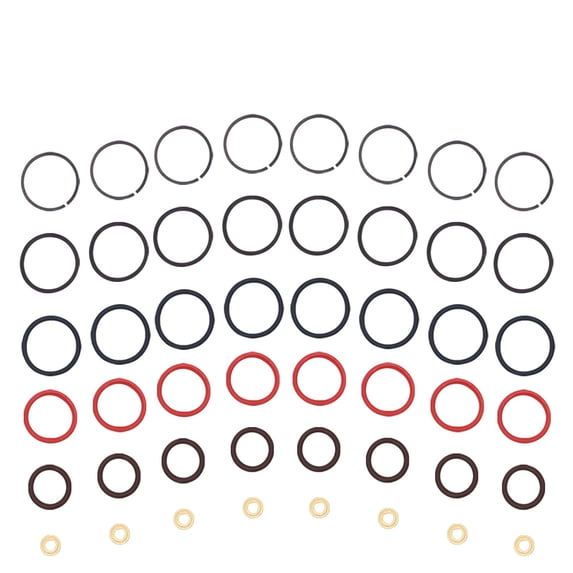 8 Set Diesel Fuel Injector O-Ring Seals Fit for 1994-2003 Ford Powerstroke 7.3L