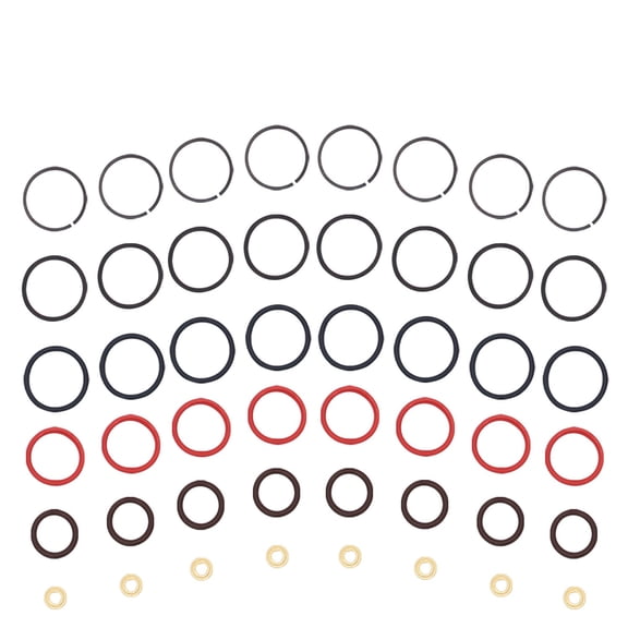 8 Set Diesel Fuel Injector O-Ring Seals Fit for 1994-2003 Ford Powerstroke 7.3L
