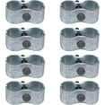 8 Set Dog Kennel Panel Clamps, Chain Link Fence Panel Clamps for Round
